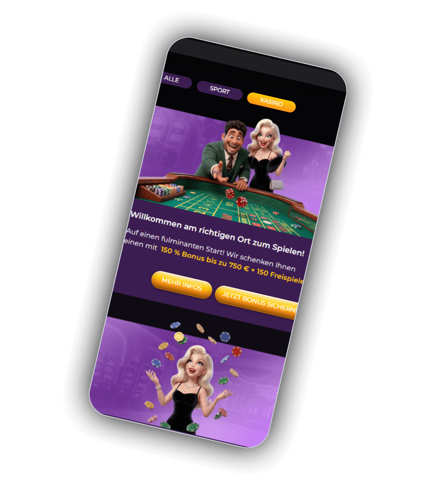 Spinmax Casino-Aktionen DE